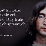 15 citátov od Johna Lennona o láske, živote a mieri