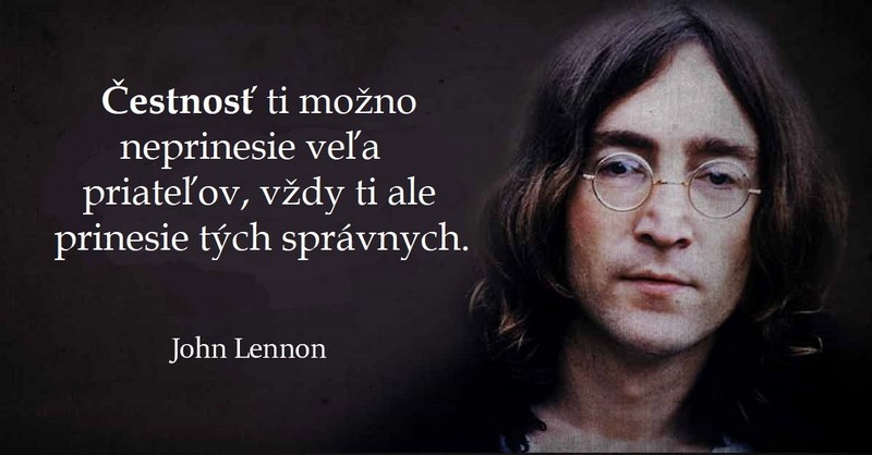 15 citátov od Johna Lennona o láske, živote a mieri